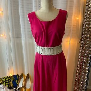 Hot Pink Aline Dress